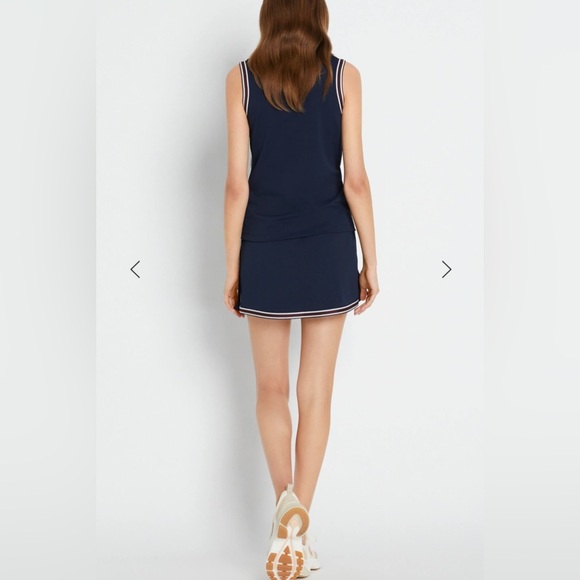 Tory Burch TECH PIQUÉ TUNIC TANK Size XL - Picture 3 of 11